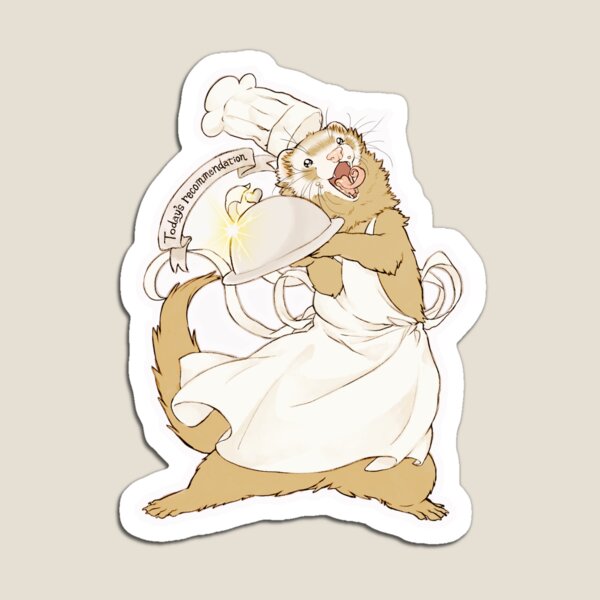 Item preview, Ferret Chef bringing　Today's recommendation! designed and sold by ICHIGODAWASHI.