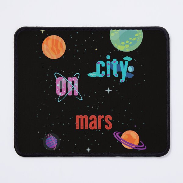 Item preview, city on mars planets space stars designed and sold by artMechbal.