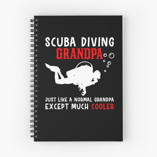 Item preview, Scuba diving grandpa just like a normal grandpa diver designed and sold by RichardxBen.