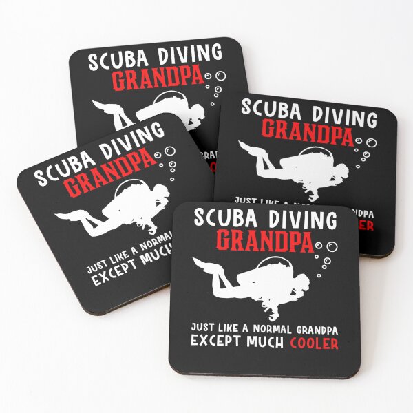 Item preview, Scuba diving grandpa just like a normal grandpa diver designed and sold by RichardxBen.