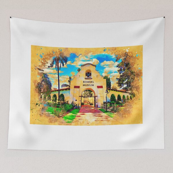 Item preview, Bowers Museum in Santa Ana, California - digital painting designed and sold by NickoPrints.
