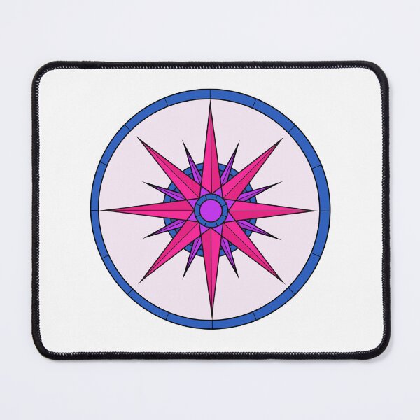 Item preview, Bisexual Compass Rose designed and sold by renbydesigns.