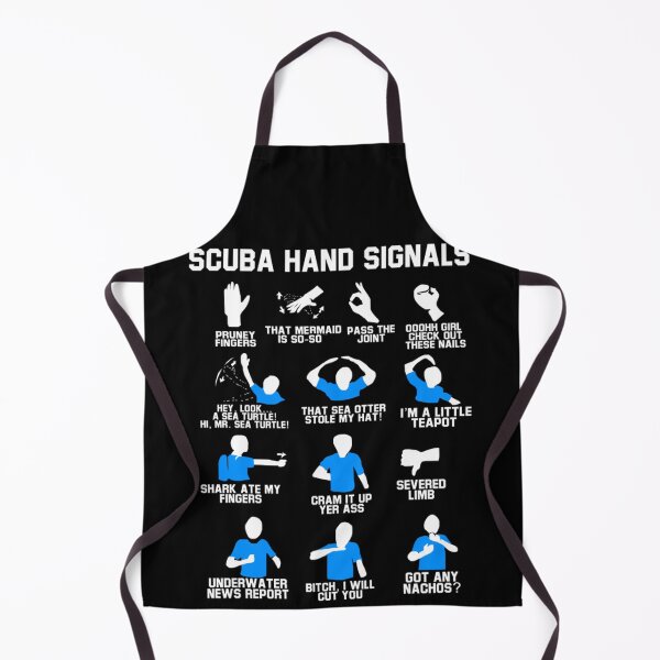 Item preview, Scuba Hand Signals Diver Hand Sign Funny  designed and sold by RichardxBen.