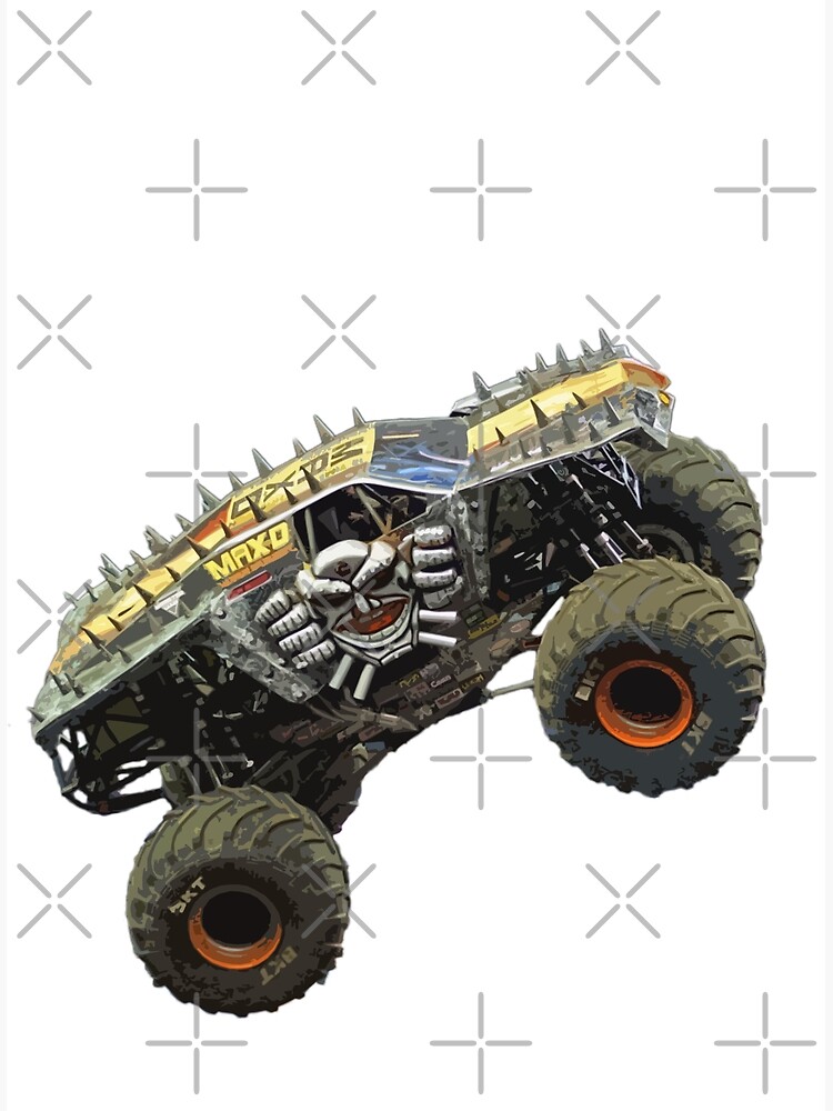 Disover Max-D Monster Truck / Maximum Destruction Premium Matte Vertical Poster