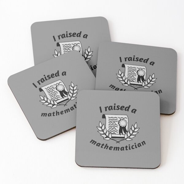 Item preview, I Raised a Mathematician - Proud Parents -  College / University Graduation - Graduatees designed and sold by GraduaTees.
