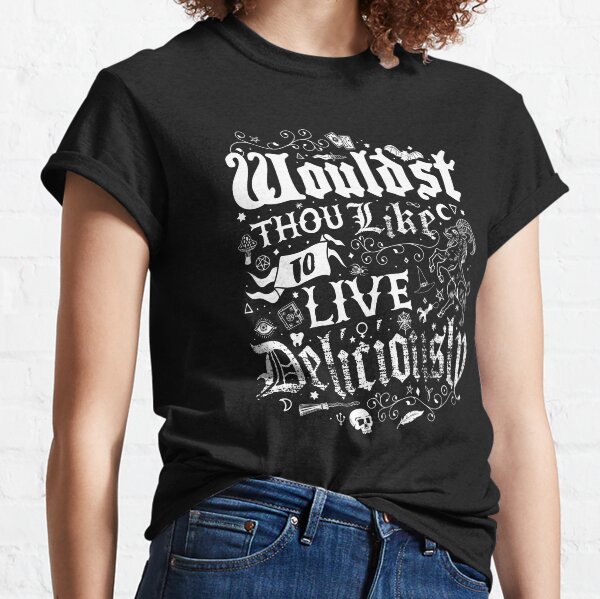 Item preview, Live Deliciously - Gothic Witch Design - Occult Witch Symbols  designed and sold by Nemons.
