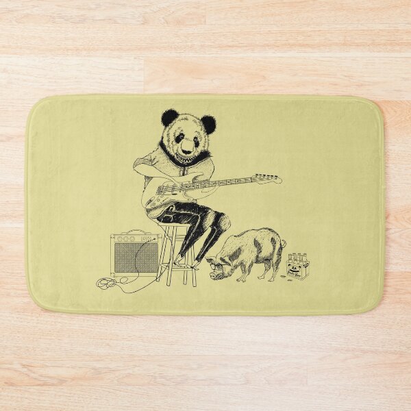 Item preview, Electric Panda Guitar Pig Beer Musician Music Rock yeah! designed and sold by Lisa Rotenberg.