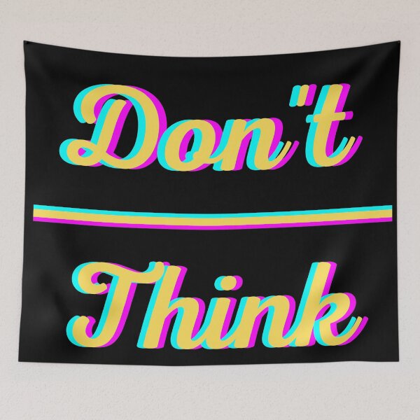 Item preview, Don't Overthink Riddle designed and sold by MGuyerArt.