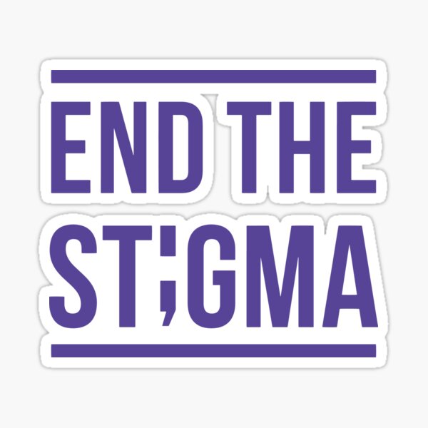 Item preview, End The Stigma Mental Health Matters designed and sold by Comehere1.
