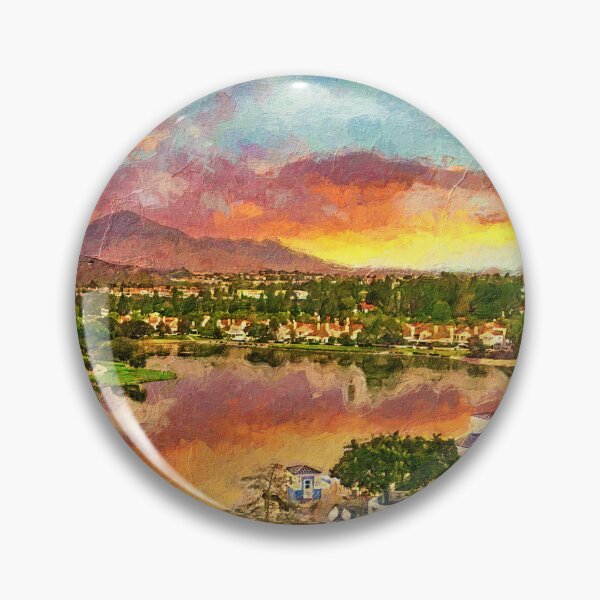 Item preview, Eastlake, Chula Vista, in the evening, with Jamul Mountains in the distance designed and sold by NickoPrints.