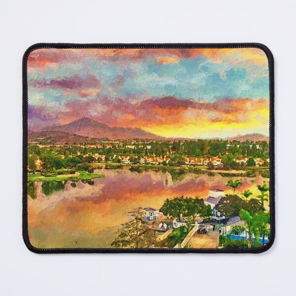 Item preview, Eastlake, Chula Vista, in the evening, with Jamul Mountains in the distance designed and sold by NickoPrints.