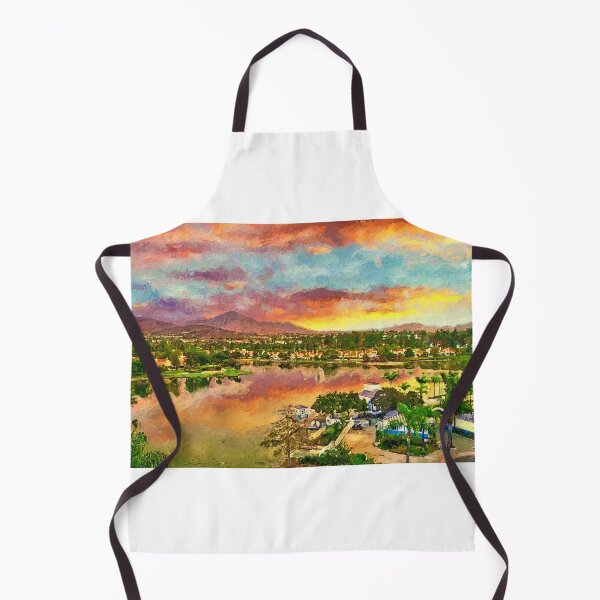 Item preview, Eastlake, Chula Vista, in the evening, with Jamul Mountains in the distance designed and sold by NickoPrints.
