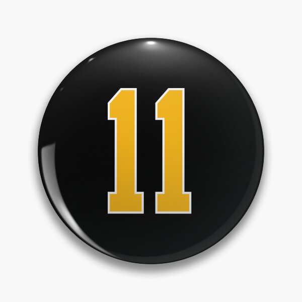 Item preview, Yellow Number 11 lucky sports jersey eleven designed and sold by HeavyStyle.