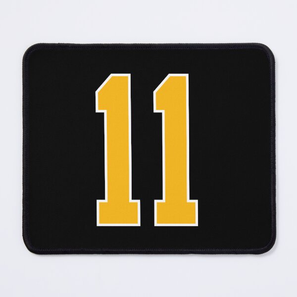 Item preview, Yellow Number 11 lucky sports jersey eleven designed and sold by HeavyStyle.