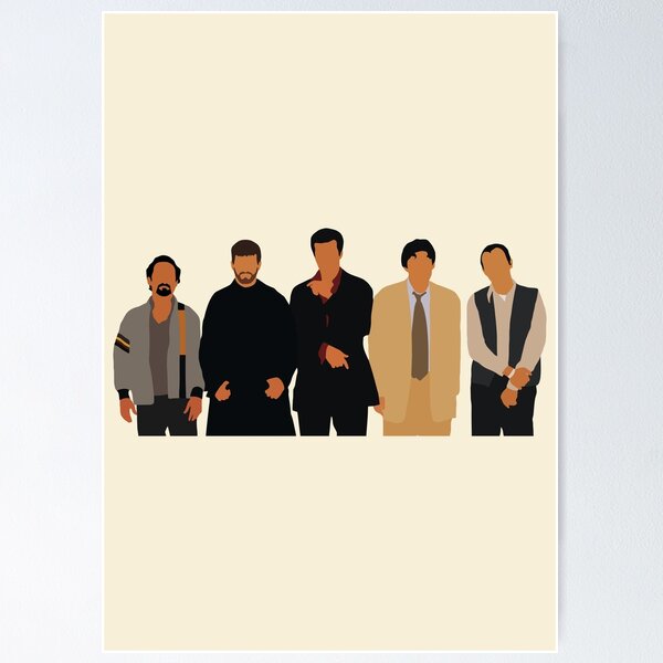 The Usual Suspects blockbuster movie backer Poster 8 X 5.5 Keyser