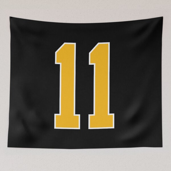 Item preview, Yellow Number 11 lucky sports jersey eleven designed and sold by HeavyStyle.