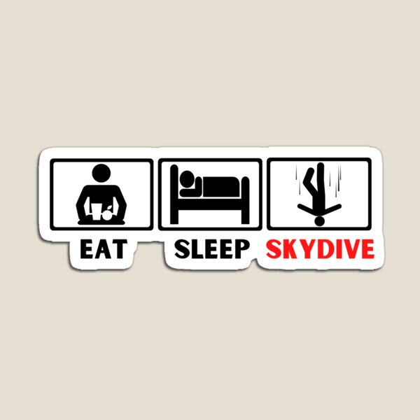 Item preview, eat sleep skydive designed and sold by BenJ-Design.