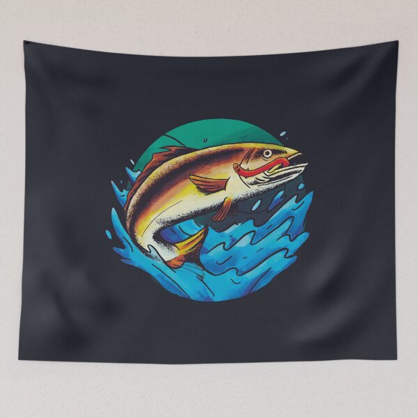 Item preview, salmon fishing designed and sold by DerSenat.