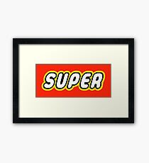 SUPER Framed Print
