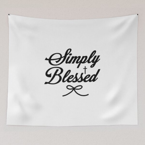 Item preview, Not Lucky Simply Blessed designed and sold by Dbanksdesign.