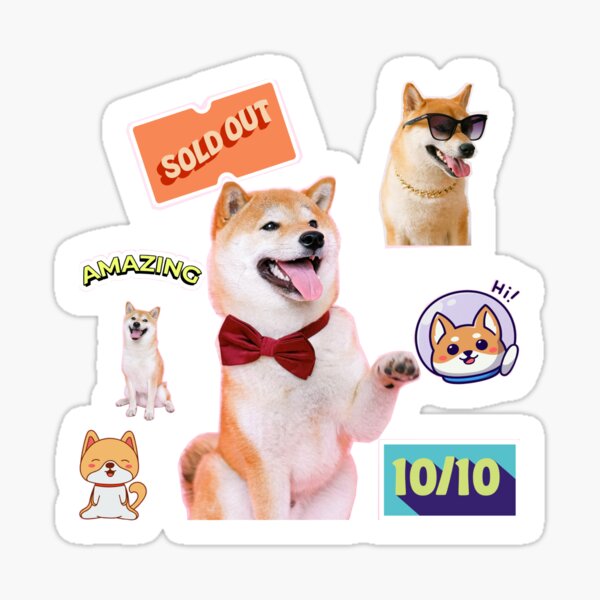 “Shiba Sticker” Sticker by DeliciouSs | Redbubble