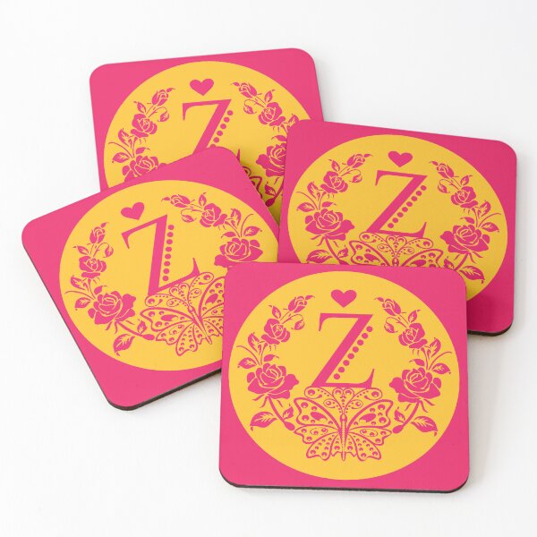 Item preview, Roses, Heart and Butterfly Monogram Z designed and sold by ClownFishArts.