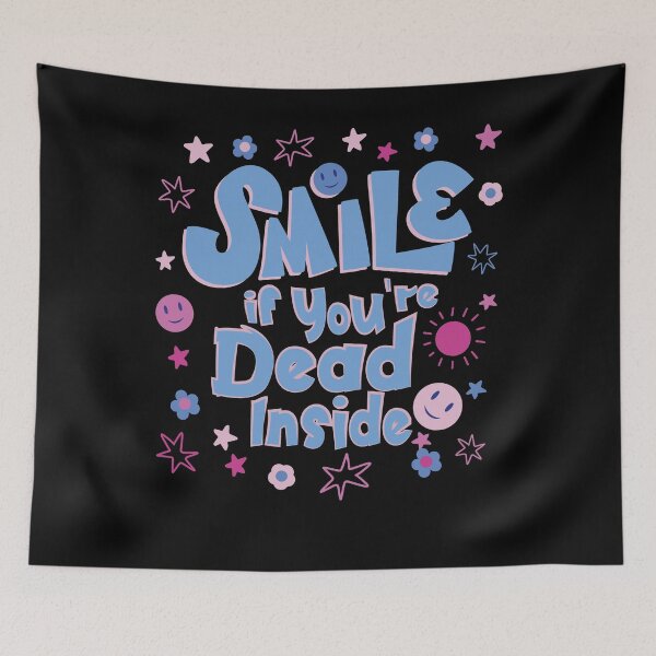 Item preview, Copy of Smile If You're Dead Inside designed and sold by Heddar Badreddine.