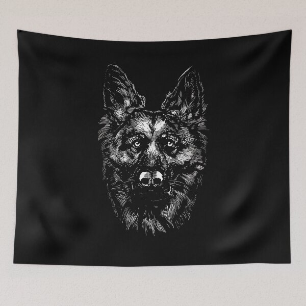 Item preview, German shepherd head, german shepherd designed and sold by DerSenat.