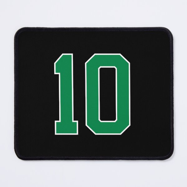 Item preview, 10 number, green lucky sports ten designed and sold by ArtIsParty.