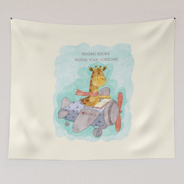 Item preview, Reading Books Widens Your Horizons designed and sold by Leenasbooks.