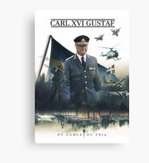 Carl XVI Gustaf Canvas Print