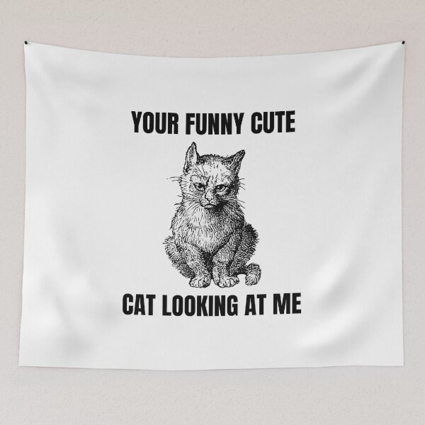 Item preview, Your Funny Cute Cat Looking At Me designed and sold by Nepaz-Designs.