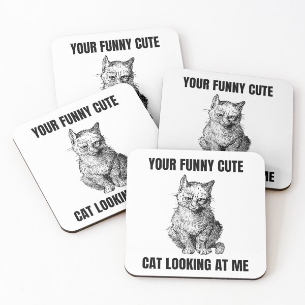 Item preview, Your Funny Cute Cat Looking At Me designed and sold by Nepaz-Designs.