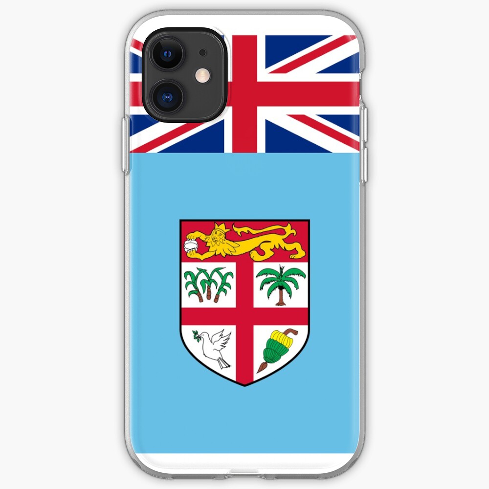 "Fiji Flag Phone Cases" iPhone Case & Cover by TexanGumbo Redbubble