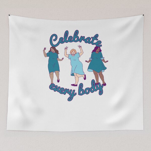 Item preview, Celebrate Every Body - fat acceptance, body neutrality, fat activism designed and sold by incurablehippie.