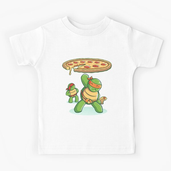 Delicious Disk Attack - Ninja Turtles Kids T-Shirt