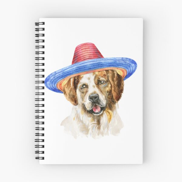 Item preview,  Watercolor portrait of tricolor dog in Mexican hat designed and sold by deepakrode7.