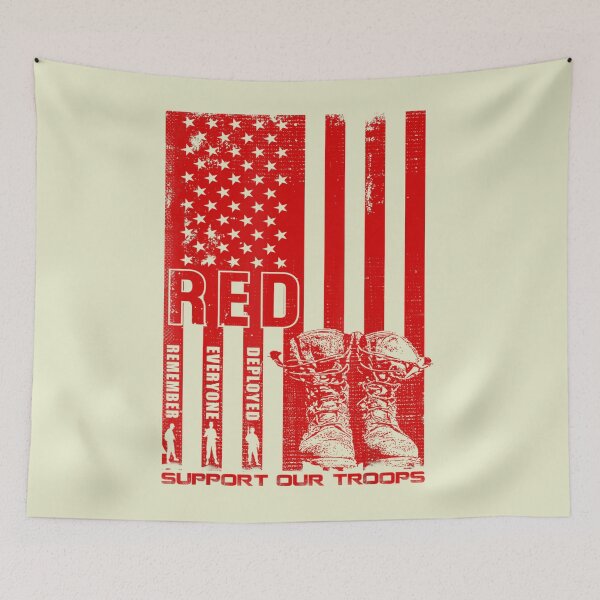 Item preview, Red Friday Military Shirt  Support Our Troops designed and sold by icecoconut.