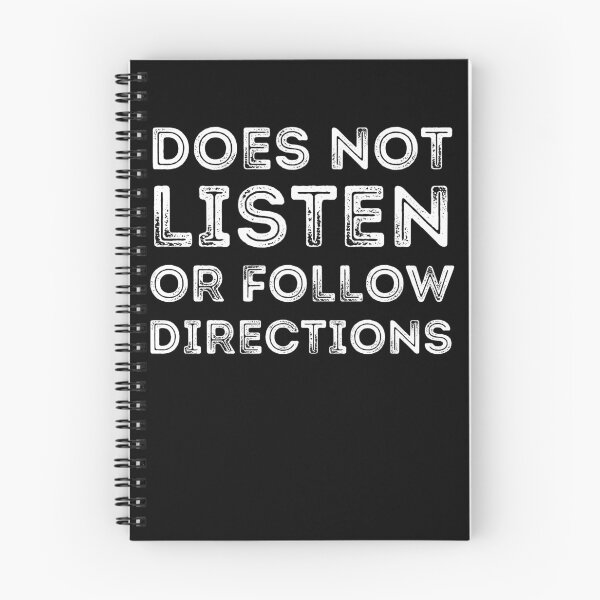Item preview, No escucha ni sigue instrucciones Refrán divertido designed and sold by RGRamsey.