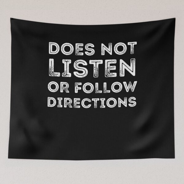 Item preview, No escucha ni sigue instrucciones Refrán divertido designed and sold by RGRamsey.
