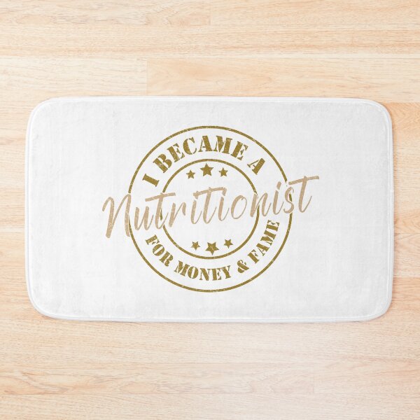 Item preview, I Became A Nutritionist For Money And Fame - Funny Nutritionist Quote Gift Idea For Men and Womens designed and sold by Mmmm3344.