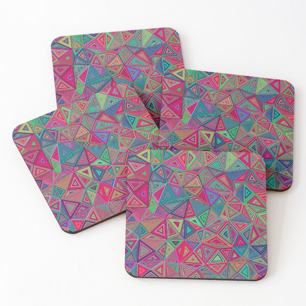 Item preview, Abstract geometric triangles pattern designed and sold by cutecrazytshirt.