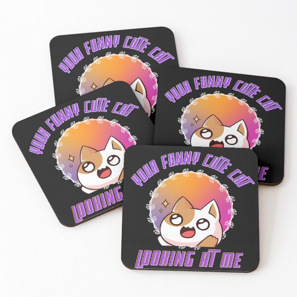Item preview, your funny cute cat looking at me designed and sold by bateka.