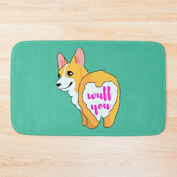 Item preview, Thicc Cute Butt Corgi Says Wuff You designed and sold by Cawaiico.