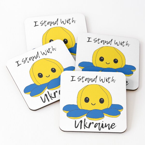 Item preview, happy little octopus (i stand with ukraine edition) designed and sold by ShipsinParadise.
