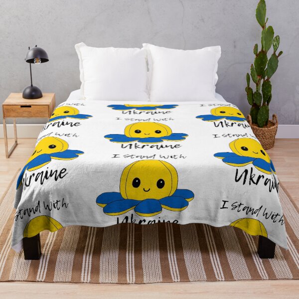Item preview, happy little octopus (i stand with ukraine edition) designed and sold by ShipsinParadise.