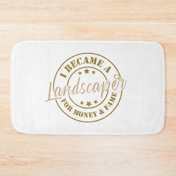 Item preview, I Became A Landscaper For Money And Fame - Funny Landscaper Quote Gift Idea For Men and Womens designed and sold by Mmmm3344.