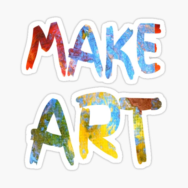 Item preview, Make Art | Funny Artistic Humor Painting Artist Teacher Gift designed and sold by Georgiodaccache.