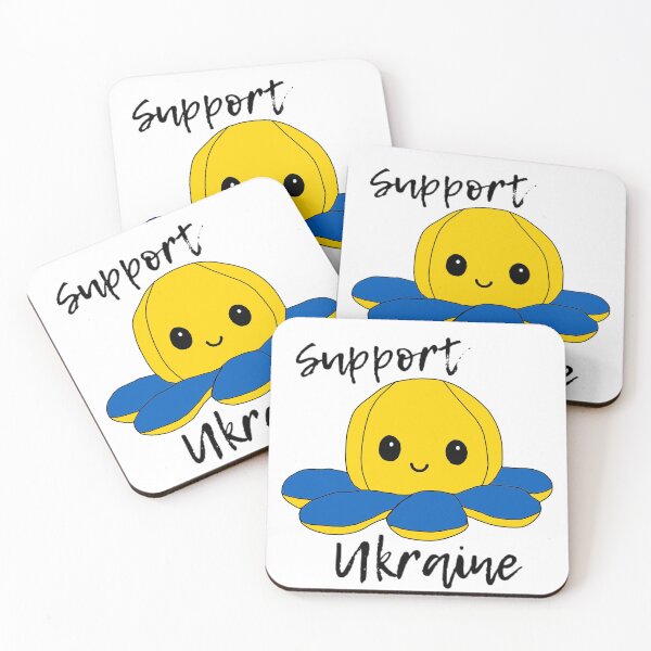 Item preview, happy little octopus (support ukraine edition) designed and sold by ShipsinParadise.