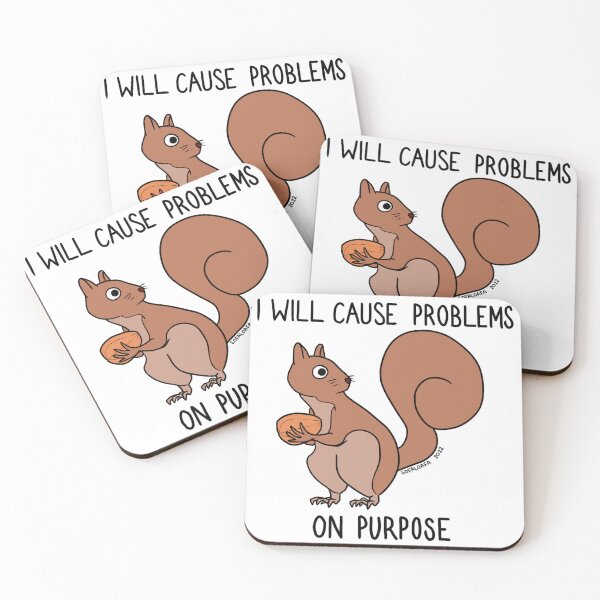 Item preview, Trouble Squirrel designed and sold by sofaloafa.
